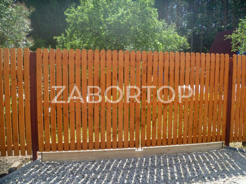 Деревянные заборы