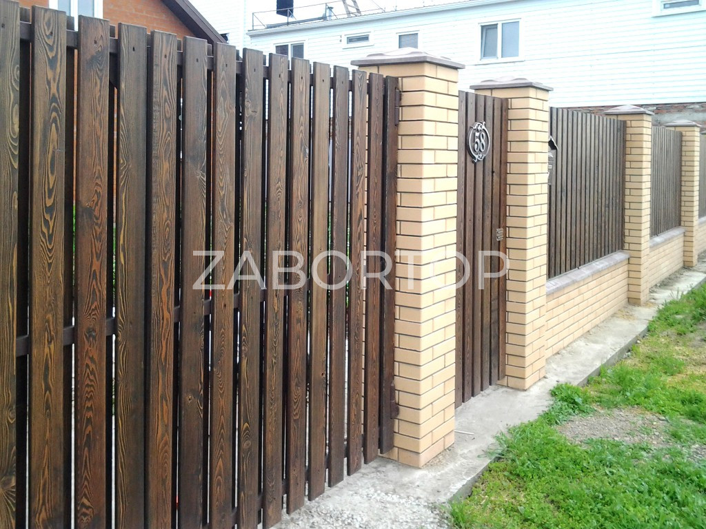 Деревянные заборы