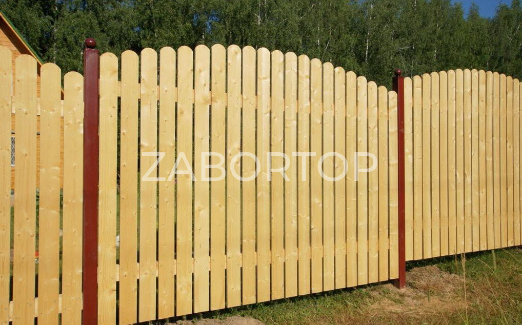 Деревянные заборы